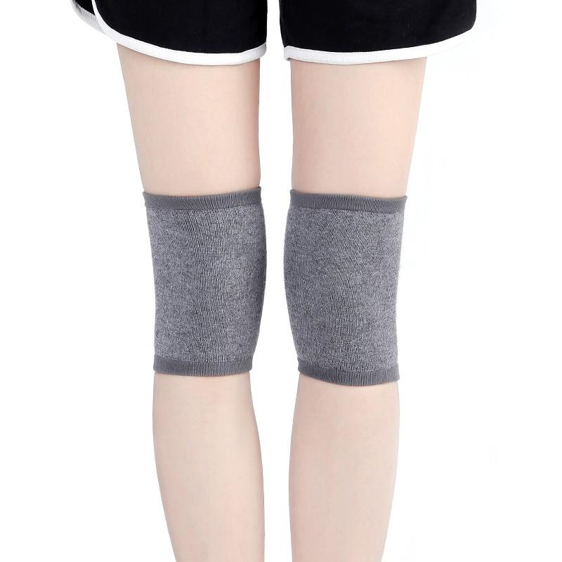 Wool Light Weight Knee Sleeve Solid Winter Coldproof Warm Knees Wool Knitted High Kneecap Knee Protectors Leg Warmers All Season