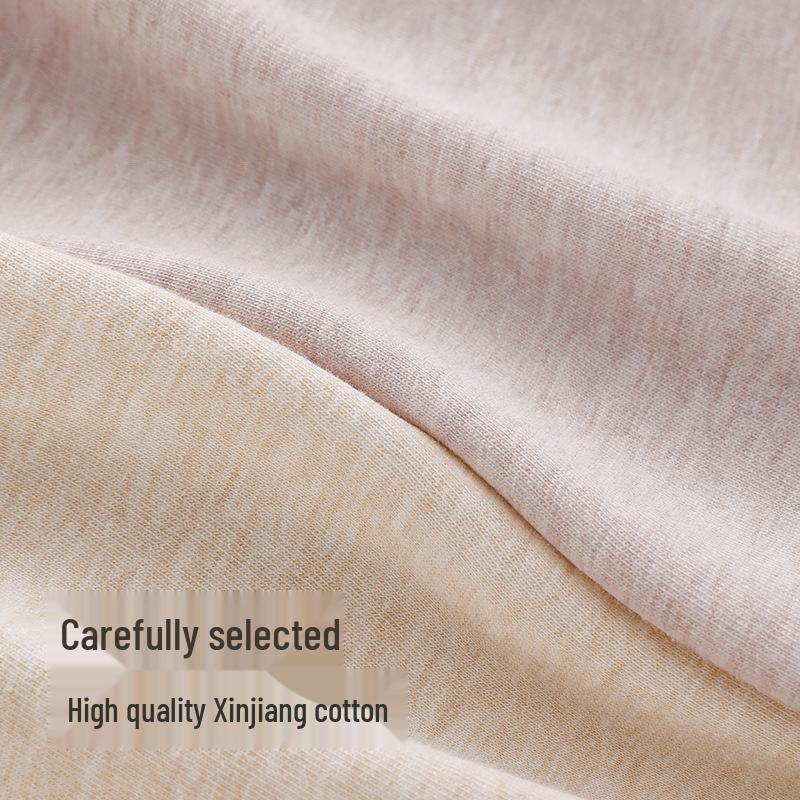 Wysokoelastyczna Bawełniana Bielizna Damska z Wysokim Stanem, Obcisła w Biodrach i z Płaską Nogawką – Wygodna, Oddychająca i Nieuciskająca na Jesień i Zimę