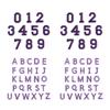 652F 72 Embroidered Letter Number Patches Washable Sewing On Decal for Backpacks Hat Designs