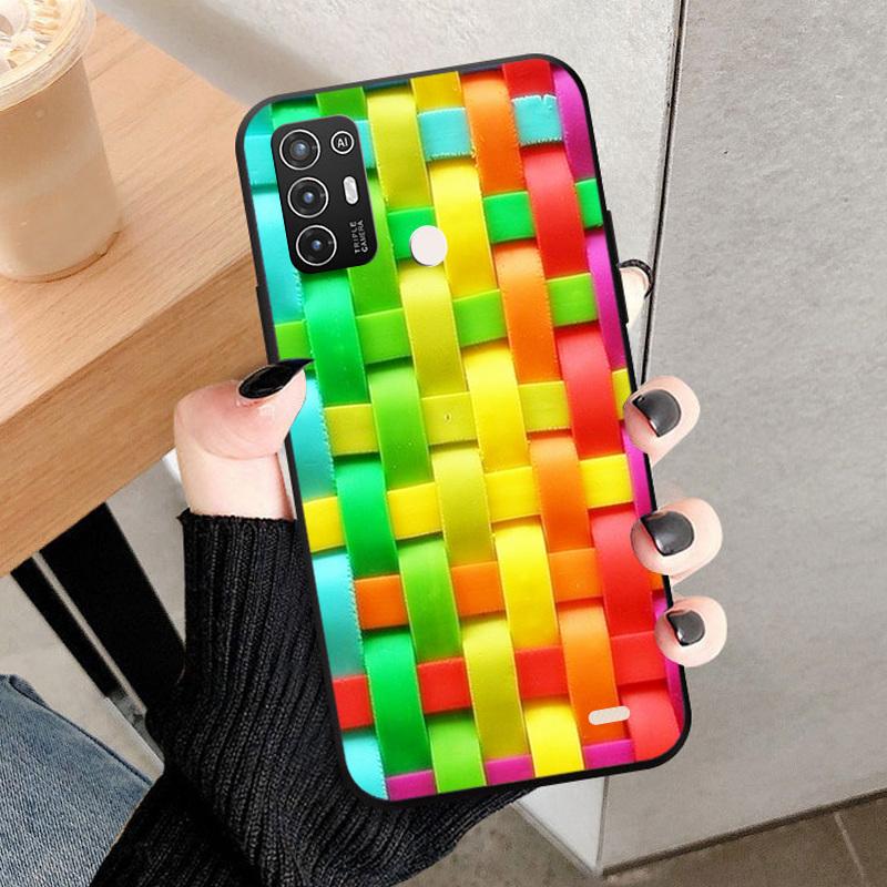Soft Case For ZTE Blade A52 Shockproof Protective Back Cover For ZTE Blade A52 Fashion Painted TPU Silicone Phone Case Cover