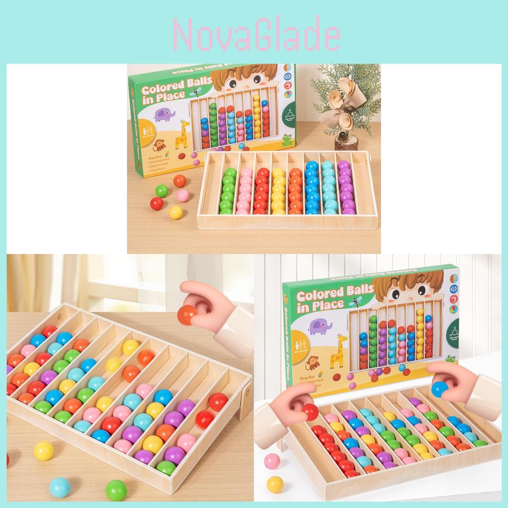 Wooden Color Sorting Game For Kids Educational Toy For Boys And Girls