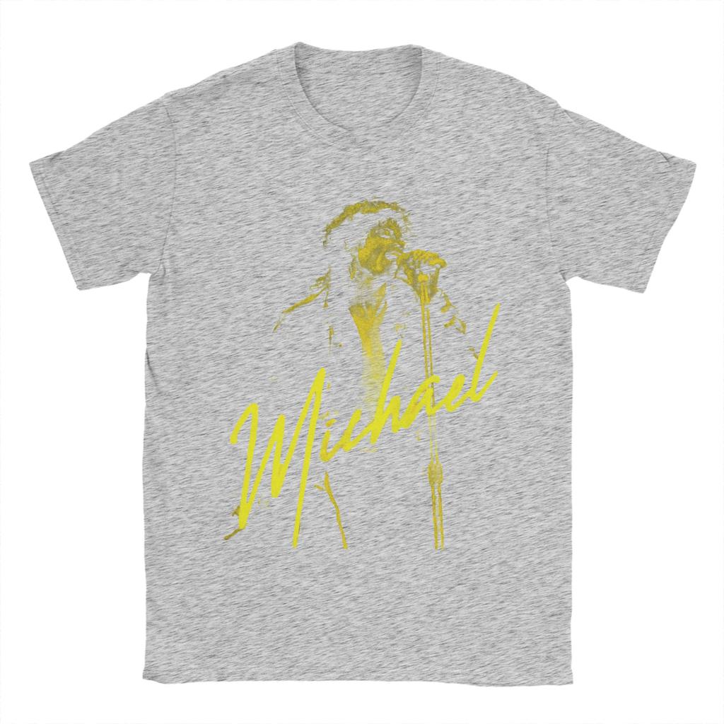Unisex  MJ Michael Jackson T Shirt  Cotton Clothing Vintage Short Sleeve Crew Neck Tees Birthday Gift TShirt