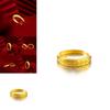 Stylish Adjustable Open Ring For Women Gold Plated Brass Coin Ring Jewelry