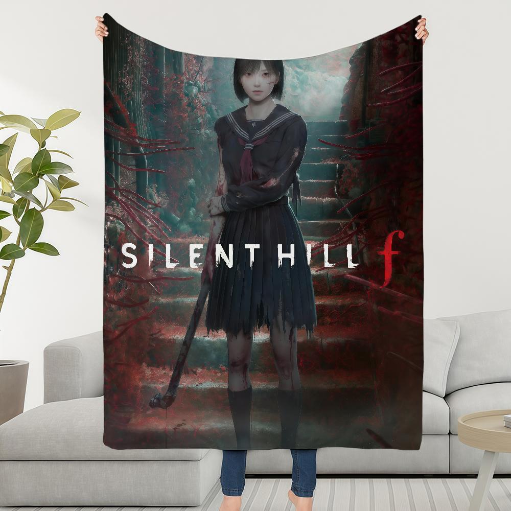 Blanket Throw Super Cosy Plush Living Room Sofa Couch Game S-SilentS-ES F Childish Birthday H-HillS-ES Gifts
