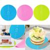 Temperature Resistant Rolling Mat Silicone Baking Mat with Size Scale 12inch Cake Turntable Pad