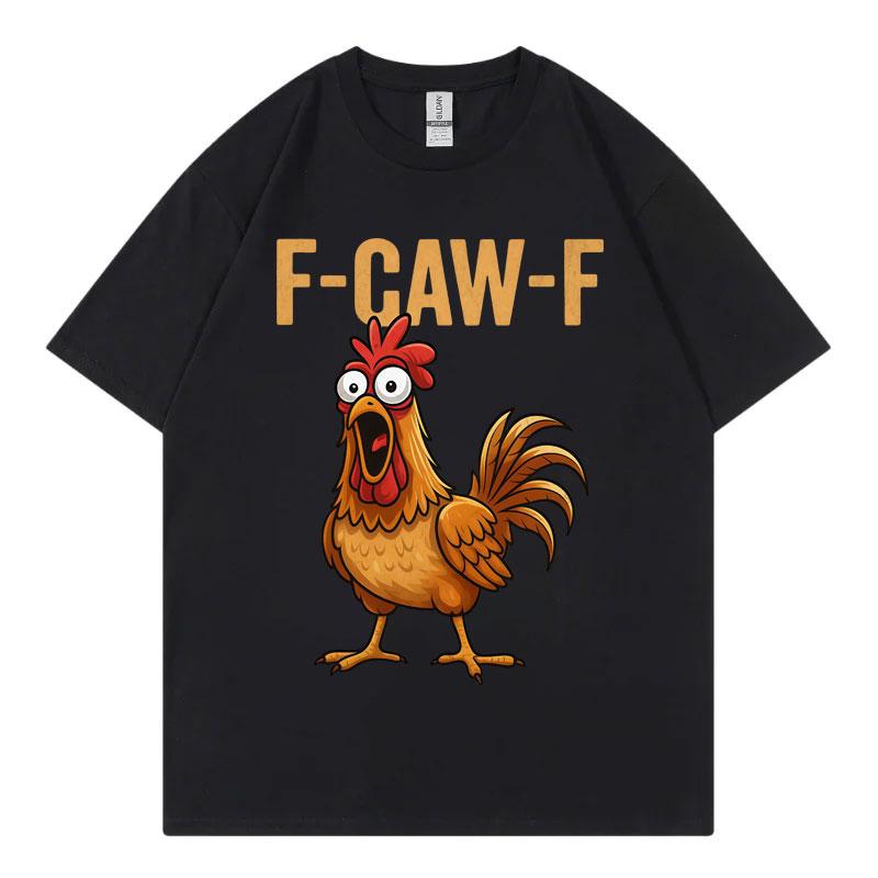 

Chicken Funny T-shirt Men Women Clothing High Quality Fashion Short Sleeve T-shirts Summer Casual Loose Cotton T Shirts S