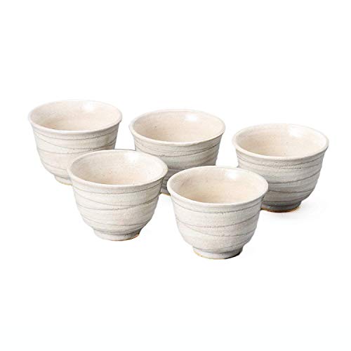 

Чайные чашки Yamakiikai, 120 мл, Дизайн Hagi Kimura Beauty, Набор из пяти штук, Y1429