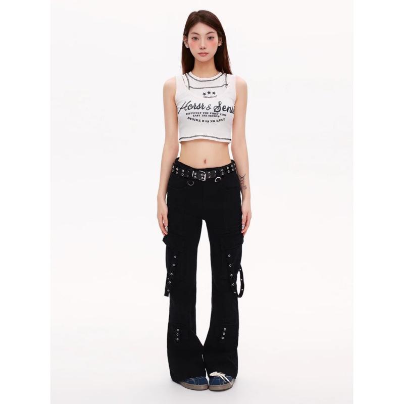 Jeans Versatili Stile Harajuku Giapponese - Pantaloni Lunghi alla Moda, Artistici, Unisex