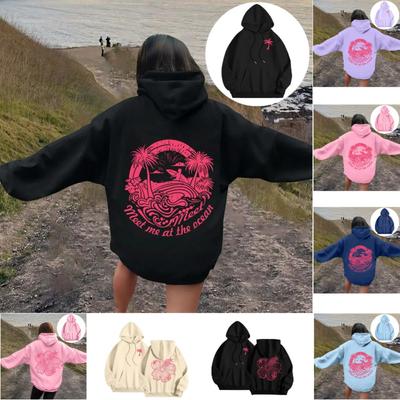 Dámská mikina s potiskem písmen, s dlouhým rukávem, pulovr, ležérní streetové oblečení, módní mikina HipHop, Harajuku, Unisex