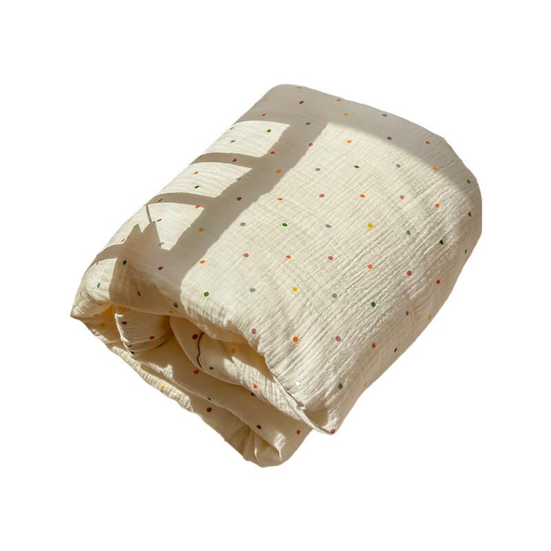 oeny Kids  Seersucker Polka Dot Summer Quilt