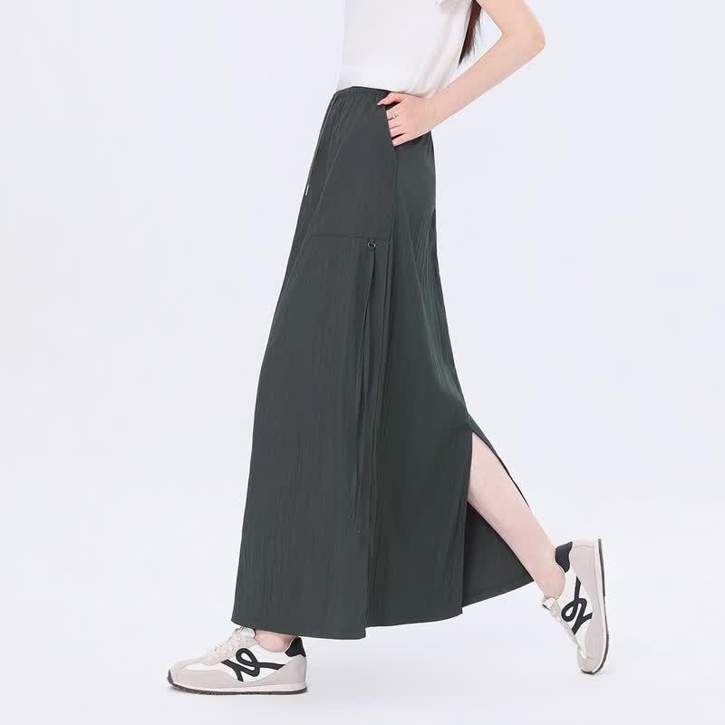 Demana Summer Lightweight Breathable A-Line Midi Skirt M