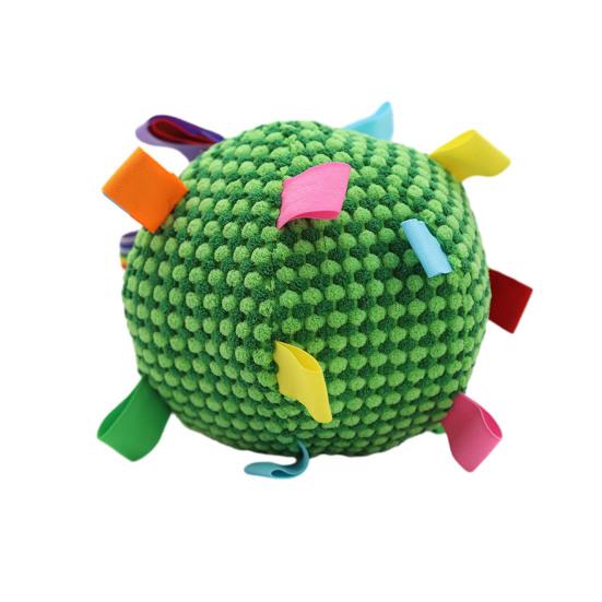 Dogs Sound Ball Puppy Toy Ball with Built-in Bell Chew-Friendly Toss And Fetch Ball for Dogs Training Interactive Play Boredom Relief