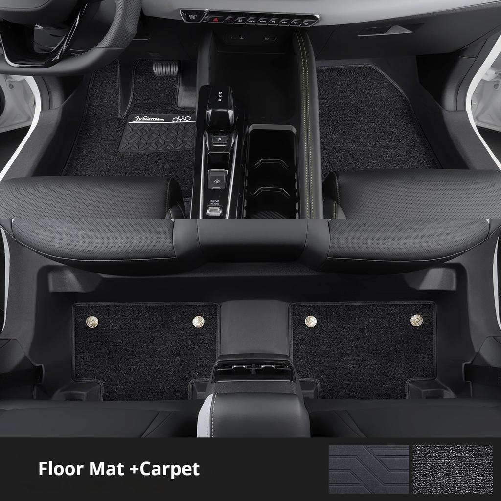 For Geely Coolray 2026 2025 Coolray Plus Car TPE Floor Mats All Weather Cargo Floor Liner Waterproof Trunk Mat  Accessories