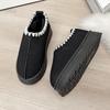 Luxury Short Plush Snow Boots Cotton Shoes 2026 Winter New Anti-suede Women Casual Flat Nonslip Cotton Boots Mini Fur Boots