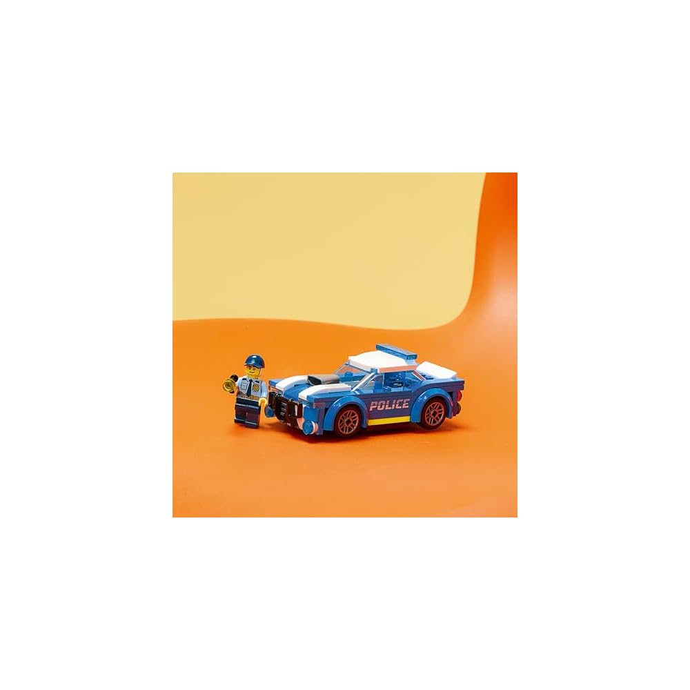 LEGO City Police Car Toy Building Set for Kids 5-8 Years Old Educational Vehicle 60312