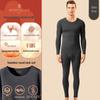 Montagut Men's Cashmere Silk Blend Thermal Underwear Set