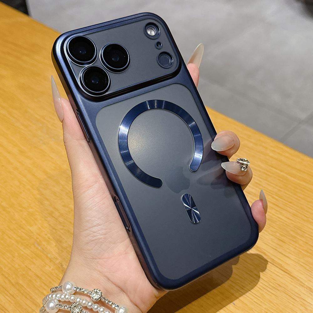 

Luxury Matte Translucent Magnetic Case For iPhone 17 Pro Max 17Pro 17 Air For Magsafe Wireless Charging Camera Protector Cover iPhone Air