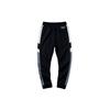 Li Ning Color Block Printed Sports Tapered Pants Men Bottoms Firestone-Blue AKLP847-7