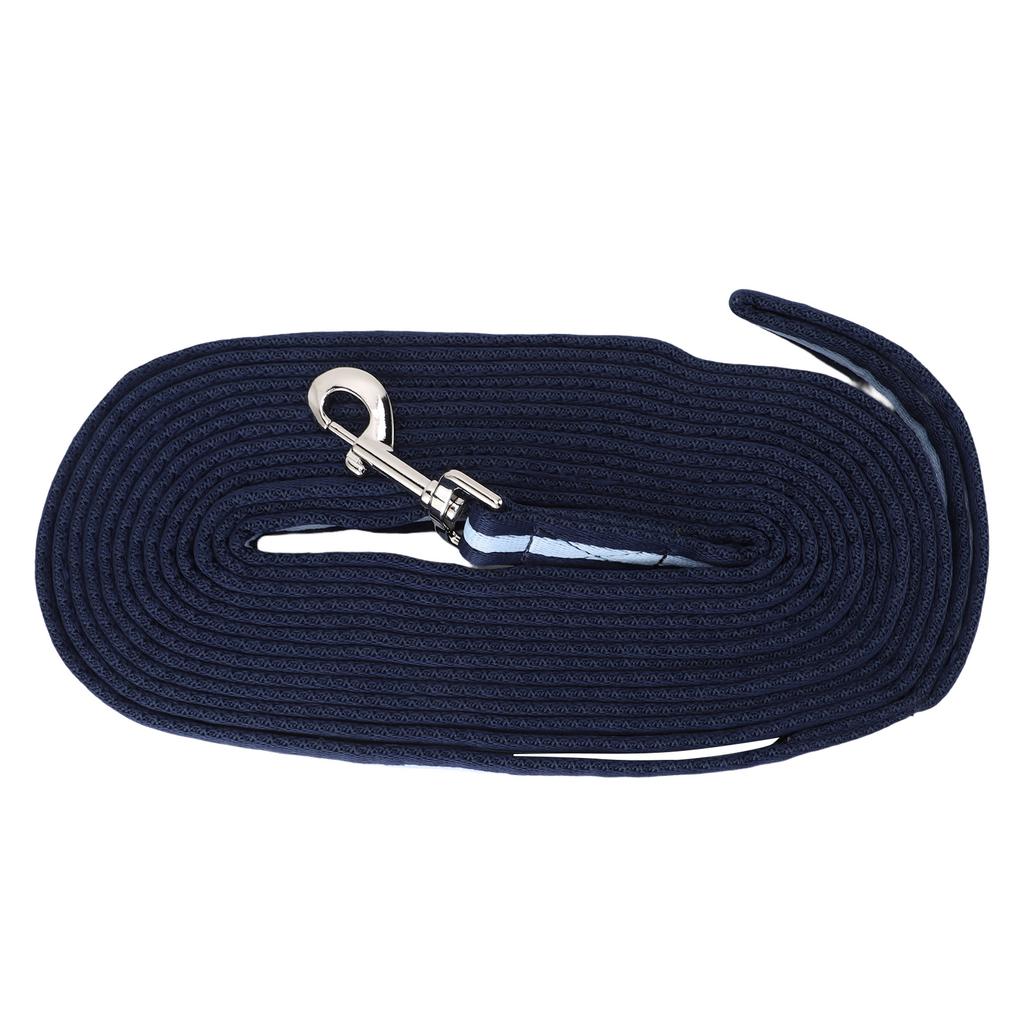 Horse Training Rope Navy Blue 26.2ft Polyester Stainless Steel Horse Rein for Horse Ing Riding