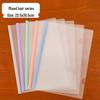 Morandi Transparent Office Document Organizer with Triangle Rod Clip