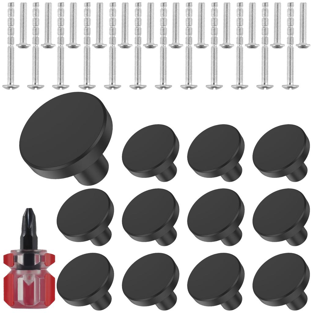 12Pcs Drawer Knob Set Gold Cabinet Knobs Aluminum Alloy Furniture Knob Handle for Cabinets Drawer Dresser Door 25x20x10mm