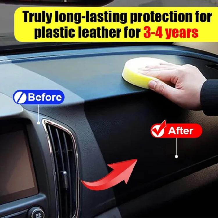 Auto Trim Restoration Liquid Ceramic Coating with 24 Hour Curing Car Plastic Revitalizer Auto Leather Restore Polish
