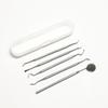 4 Pièces/Ensemble Grattoir à Tartre Détartreur Éliminateur de Plaque Outil de Nettoyage des Dents Kit d'Hygiène Dentaire Dentiste Détartreur Dentaire Soin Buccal