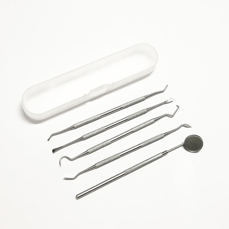 4 Pièces/Ensemble Grattoir à Tartre Détartreur Éliminateur de Plaque Outil de Nettoyage des Dents Kit d'Hygiène Dentaire Dentiste Détartreur Dentaire Soin Buccal