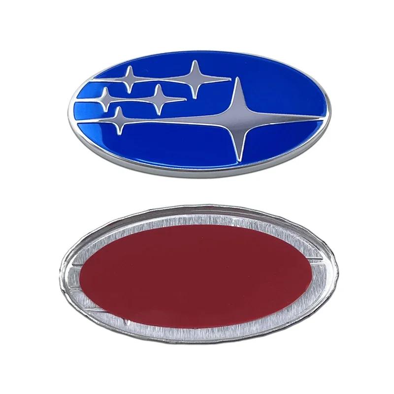 58mm Alloy Car Steering Wheel Emblem Center Logo Sticker for Subaru Forester Outback Legacy Impreza STI BRZ Accessories ysi8
