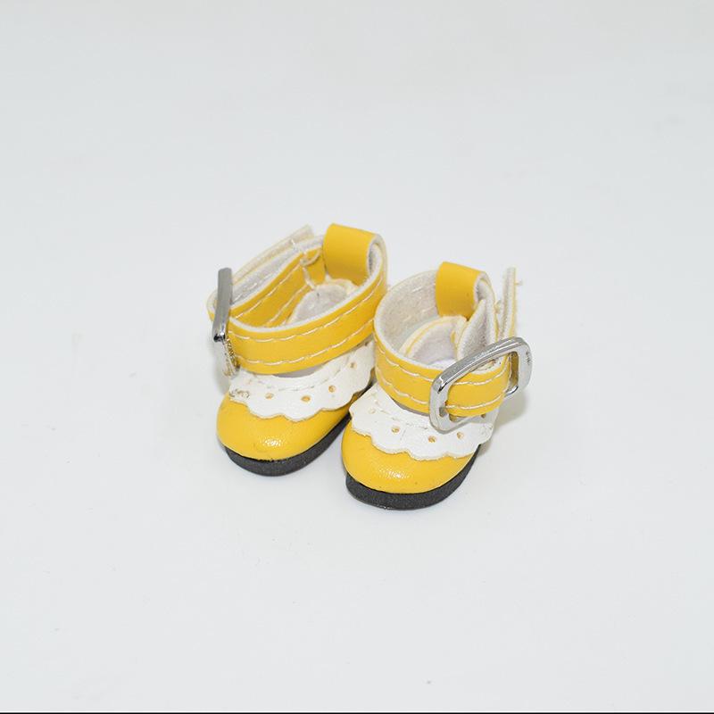 Lace Buckle Doll Shoes for 8-minute BJD Little Bu & OB11 Dolls (2.8CM) - Princess Style