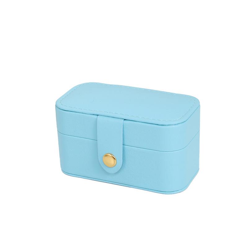 

Waterproof Leather Jewelry Box - Simple, Elegant Ring and Gift Box for Travel.