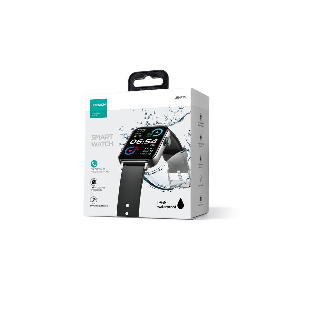 Joyroom Fit-Life JR-FT5 Smartwatch mit Anruffunktion und IP68-Schutz – Schwarz
