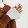 Detachable Fake Flared Sleeves Sweater Horn Hand Wrist Cuffs  Clothing Decoration