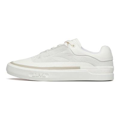 Ao Li Low Top Skateboard Shoes Women's White Leather Version 122218011-2
