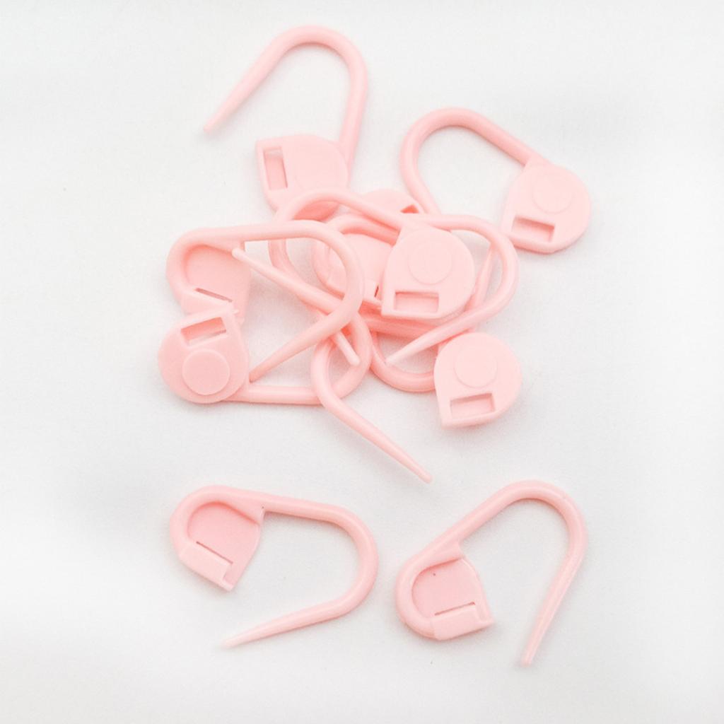 100 Pcs/Set Plastic Crochet Clip Markers Locking Stitch Markers Knitting Markers