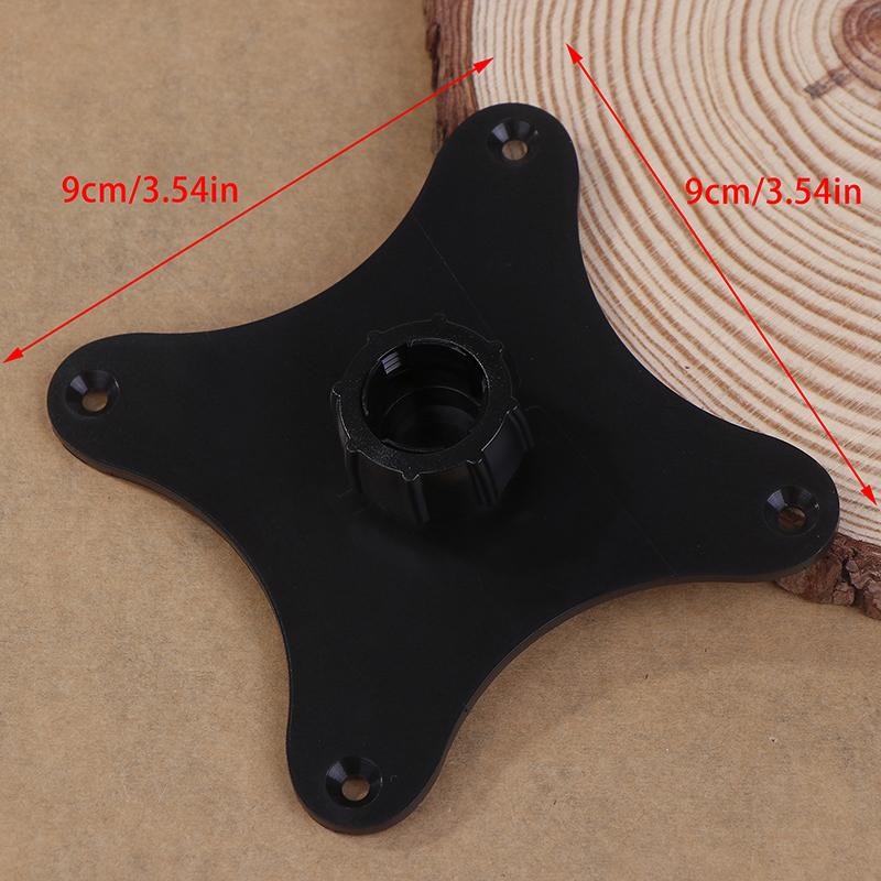 

Портативный держатель монитора Vesa75 Шаг отверстий Адаптер шаровой головки Свободная регулировка угла Стабильная поддержка Интерфейс подставки для телевизора чёрный