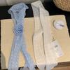 Detachable Design Chiffon Scarf Thin Material Polka Dots Scarf Neck Scarf  Fashion Accessory