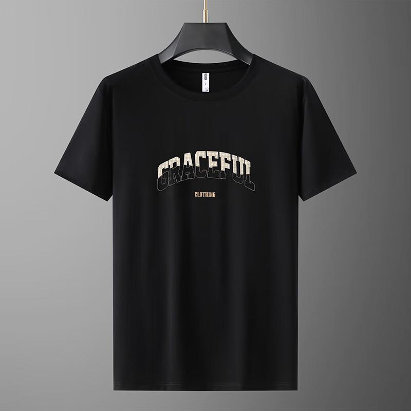

Men s Plus Size Printed Loose Short Sleeve T-shirt 7XL