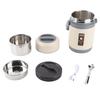 Thermal Cooker Pot Stainless Steel Mini Portable Constant Temperature Heat Preservation Lifting Pot Beige