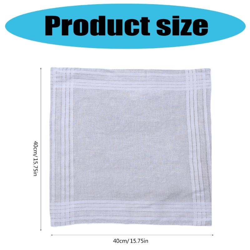 White Pocket Square Handkerchief for Women Wedding Handkerchief Pocket Handkerchief for Bride Groom Wedding Gift