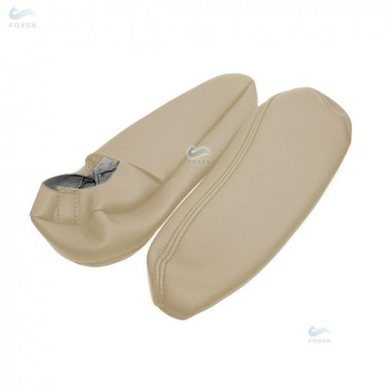 Driver/Passenger Side Seat Armrest Handle LEATHER Cover For Toyota Sienna Beige