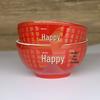 Red Ceramic Worship Bowl: Ideal for Ceremonies, Fasting, Weddings, Housewarmings, Temple Offerings, and Celebrations