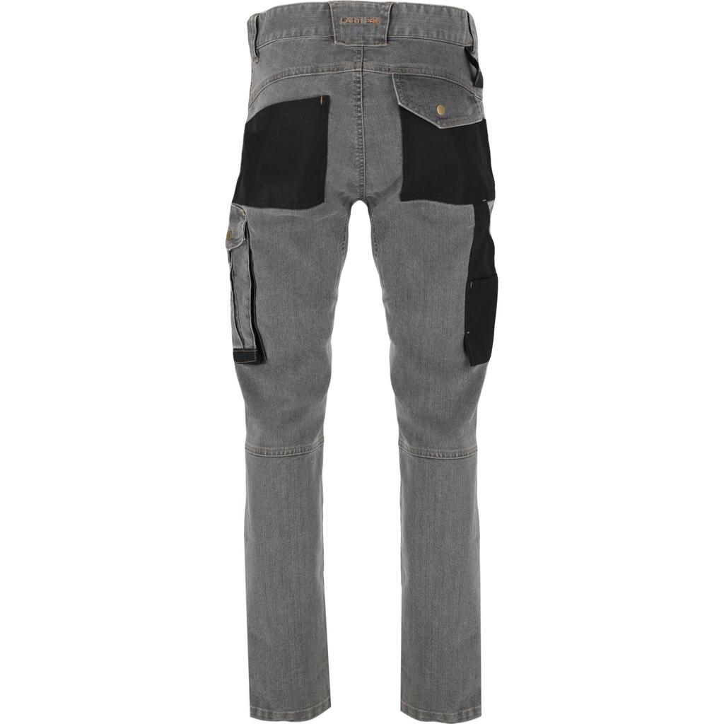 Gray Stretch Jeans With Reinforcement, "3Xl", Ce, Lahti