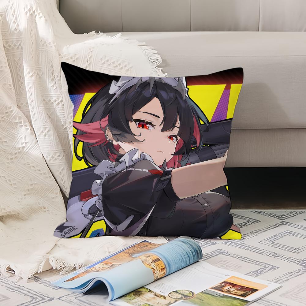 Game Zenless Zone Zero Ellen  Pillow Case Office Cushions Suitable For Sofa Car Bedroom Decorative Cushion Cover