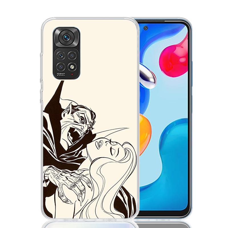 

Gothic Vampire Scarlet Art Phone Case For Xiaomi Redmi Note 15 14 13 12S 12 Pro Plus 11S 11E 11 11T 10S 10 Art Soft Pattern Cove Redmi Note 13 Pro 4G