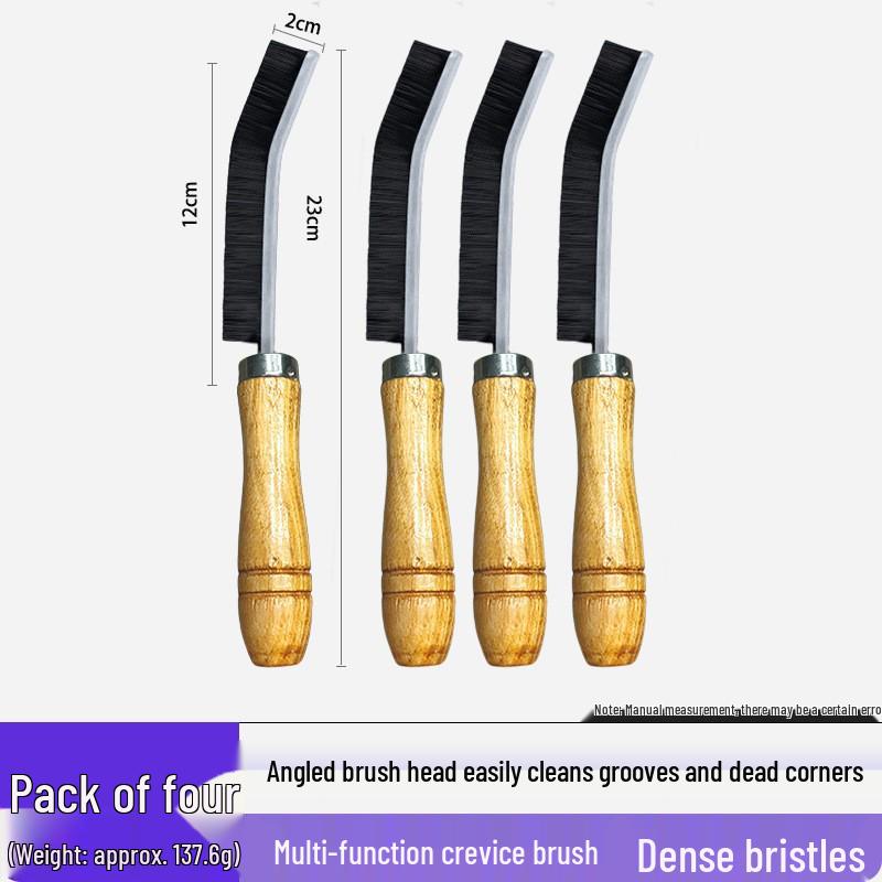 Cross-border Crevice Cleaning Brush - Kitchen Sink, Faucet, Bathtub, and Groove Cleaner with Plastic Handle