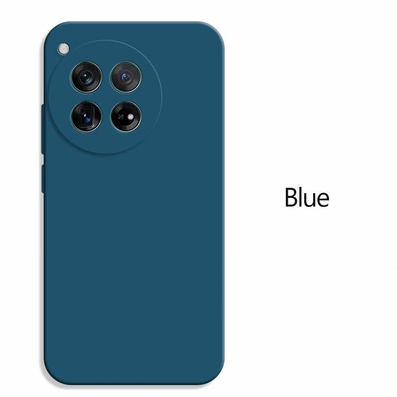 Für Für OnePlus 12 Hülle Stoßfest Quadratisch Flüssigsilikon Weiche Hülle Für OnePlus 12 One Plus 12 OnePlus12 5G Handyhülle Coque Fundas