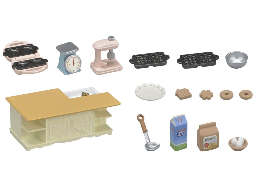 Sylvanian Families Furniture ST Mark Certified Toy Dollhouse for Ages 3 and Sylvanian Families by Epoch [Island Kitchen] Ka-423 Up,