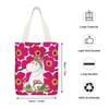 THEBEASTPIE Moomin Tote A4 Canvas Shopping Shoulder Large Capacity Canvas Bag with Perfect for Commuting to Work or Popular and Stylish Character Bag,