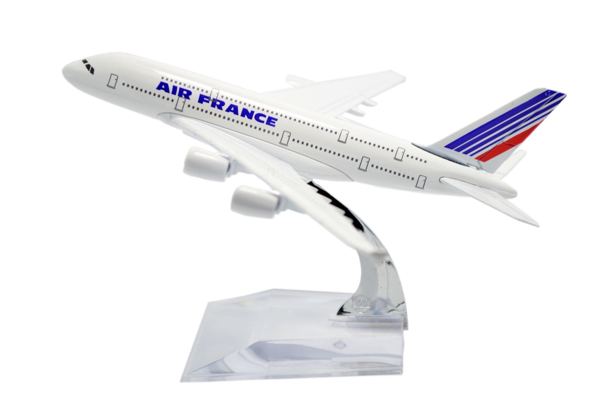 

ДИНАСТИЯ ТАН 16 см Air France Airbus A380 Модель самолета из сплава Игрушка 1/400